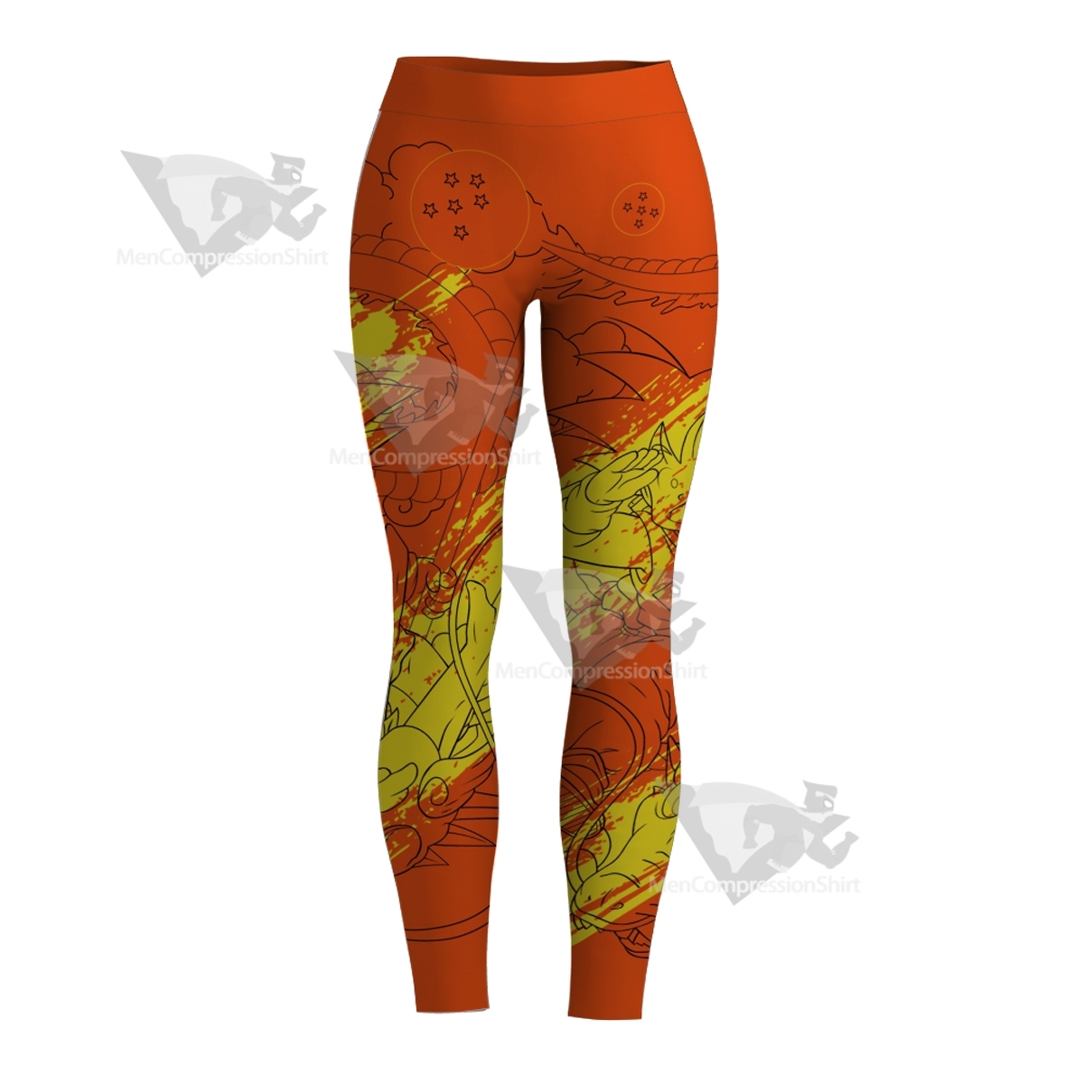 Dragon Ball Little Goku Dragon Women Compression Legging-MensCompressionShirt