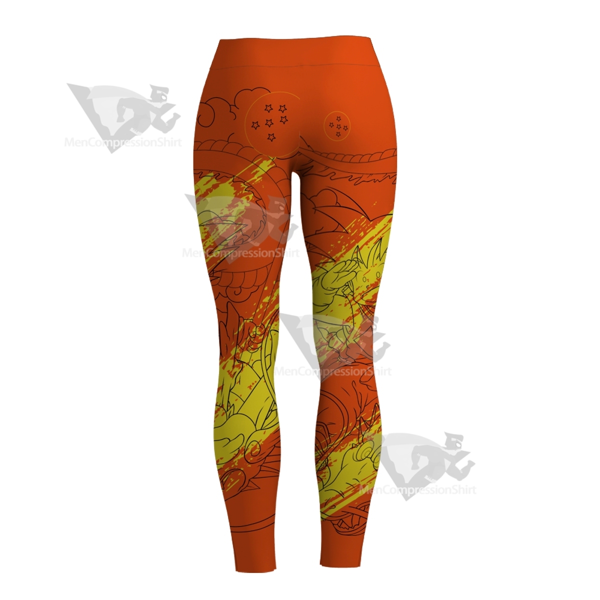 Dragon Ball Little Goku Dragon Women Compression Legging-MensCompressionShirt