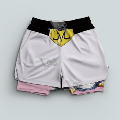 Dragon Ball Majin Buu White Men Compression Gym Short