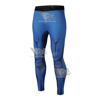 Dragon Ball Man Blue Color Compression Leggings
