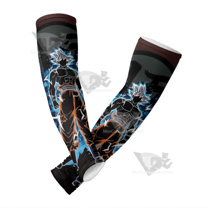 Dragon Ball Mui Goku Silhouette Illustration Compression Arm Sleeve