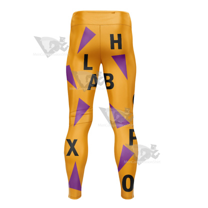 Dragon Ball Muten Roushi Yellwo Mens Compression Legging