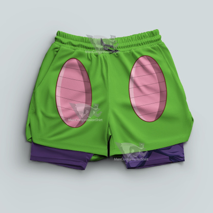 Dragon Ball Piccolo Green Men Compression Gym Short
