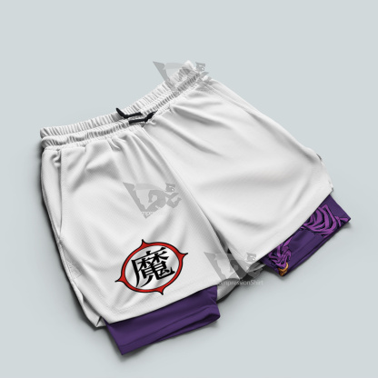 Dragon Ball Piccolo White Men Compression Gym Short