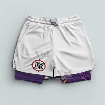 Dragon Ball Piccolo White Men Compression Gym Short