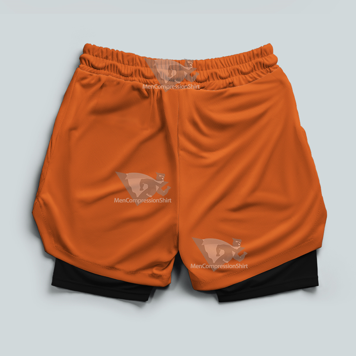 Dragon Ball Son Goku Battle Damage Orange Men Compression Gym Short