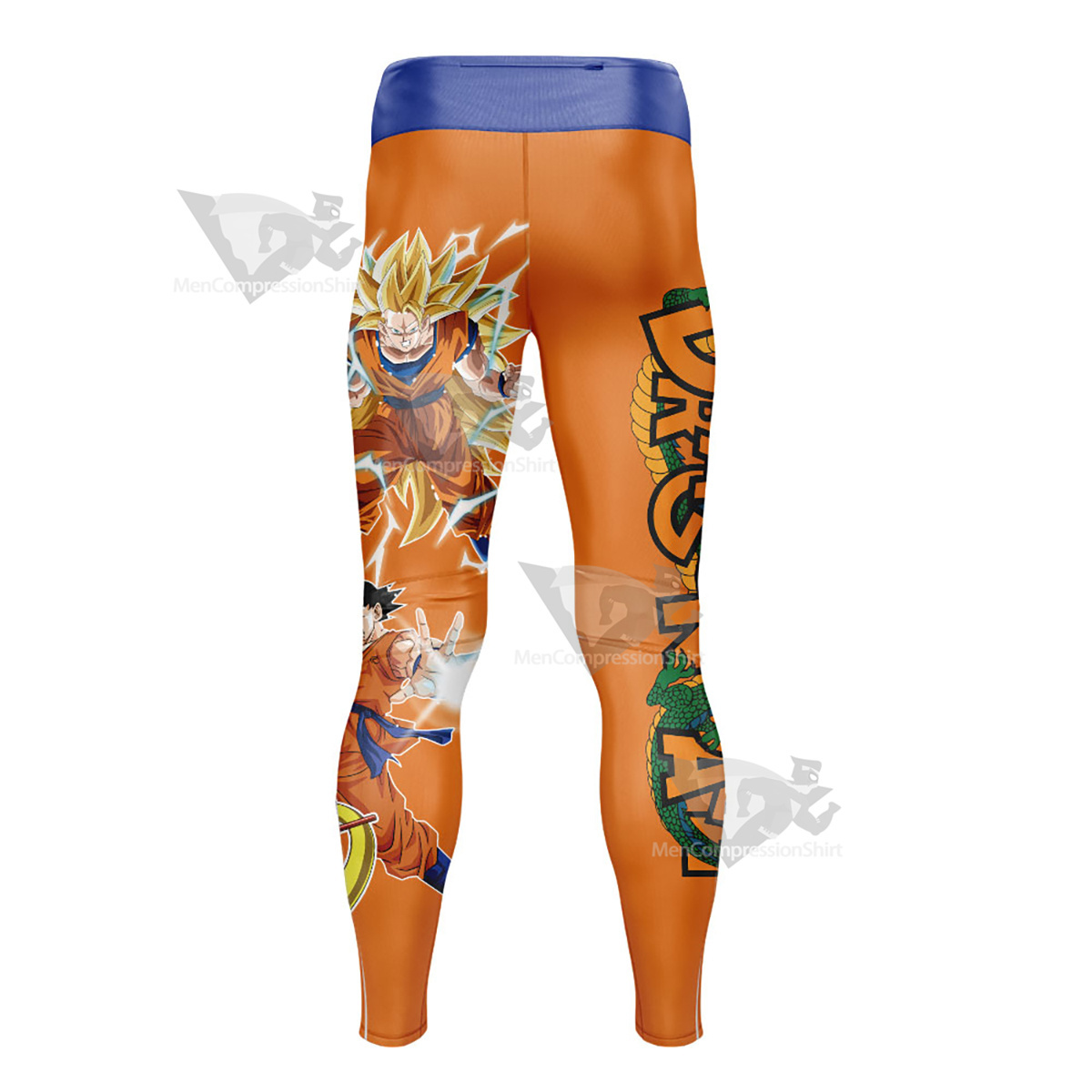 Dragon Ball Son Gokuu Stickers Mens Compression Legging