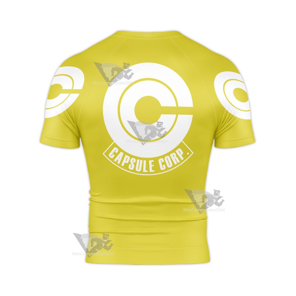 Dragon Ball Super Super Hero Bulma Short Sleeve Compression Shirt
