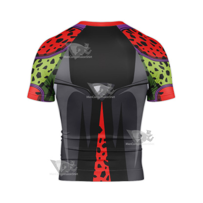Dragon Ball Super Super Hero Cell Max Short Sleeve Compression Shirt