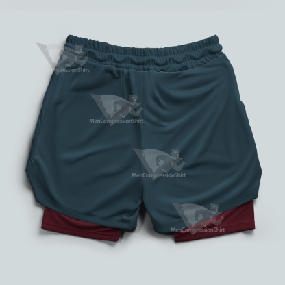 Dragon Ball Tenshinhan Grey Men Compression Gym Short