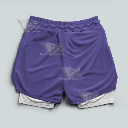 Dragon Ball Trunks Purple Men Compression Gym Short