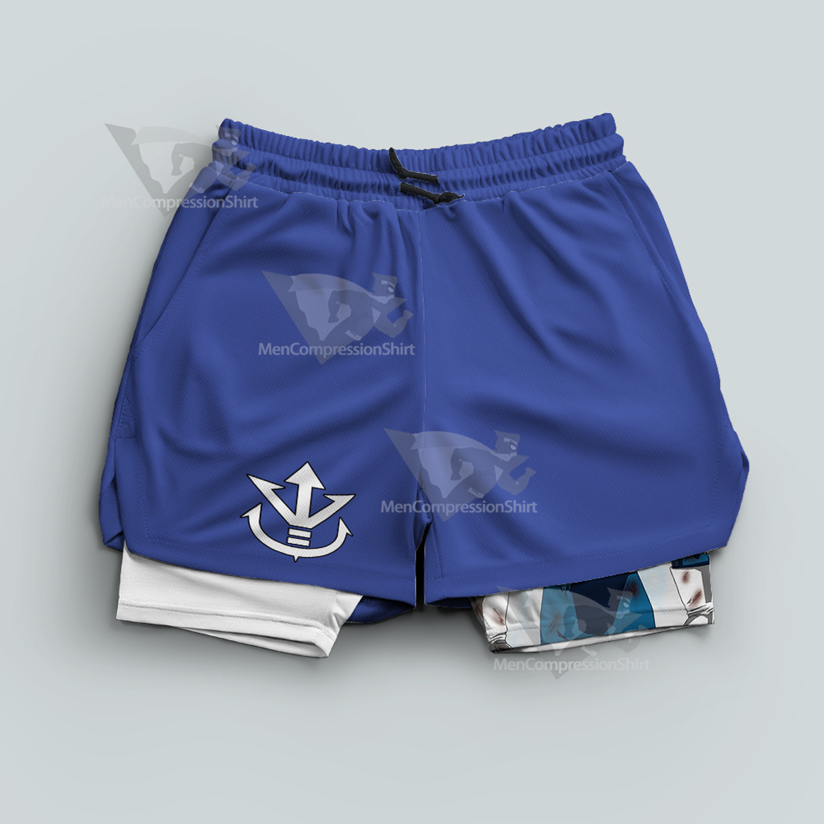 Dragon Ball Vegeta Blue Men Compression Gym Short