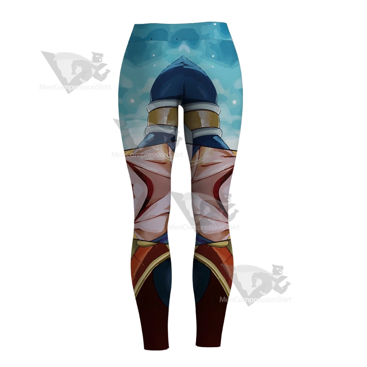 Dragon Ball Vegeta Three States Women Compression Legging-MensCompressionShirt