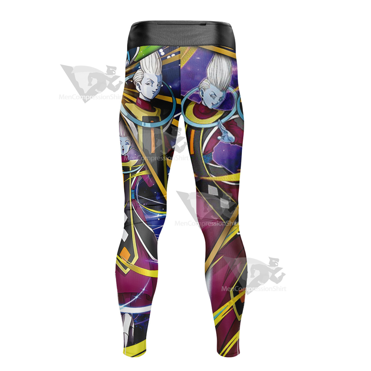 Dragon Ball Whis Yellow Mens Compression Legging
