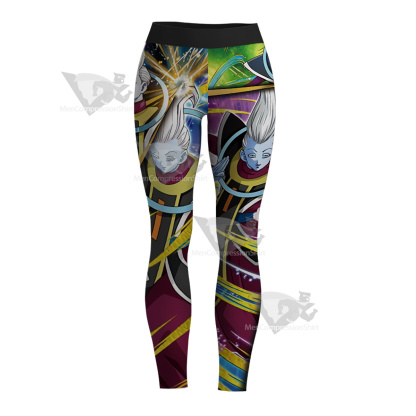 Dragon Ball Whis Yellow Women Compression Legging