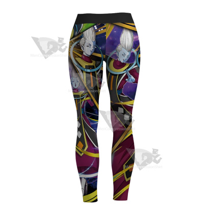 Dragon Ball Whis Yellow Women Compression Legging