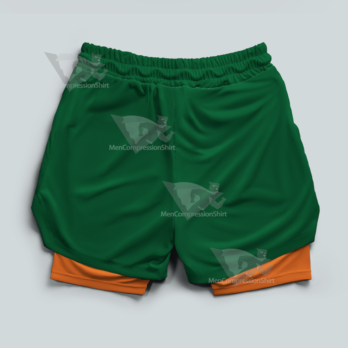 Dragon Ball Yamcha Green Men Compression Gym Short