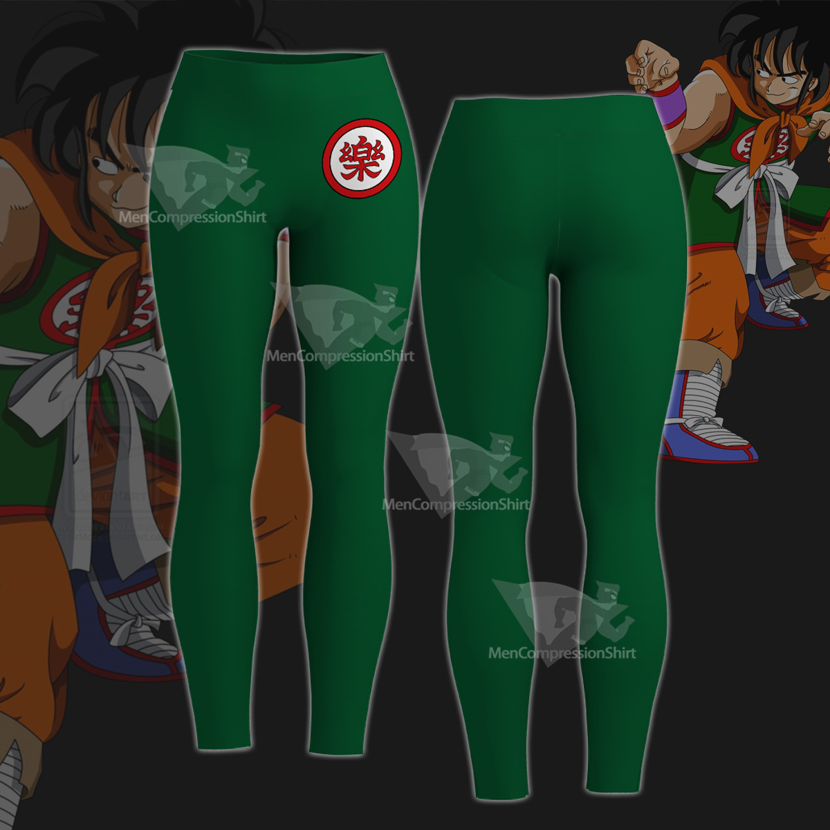 Dragon Ball Yamcha Green Women Compression Legging