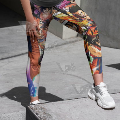 Dragon Ball Yamcha White Women Compression Legging