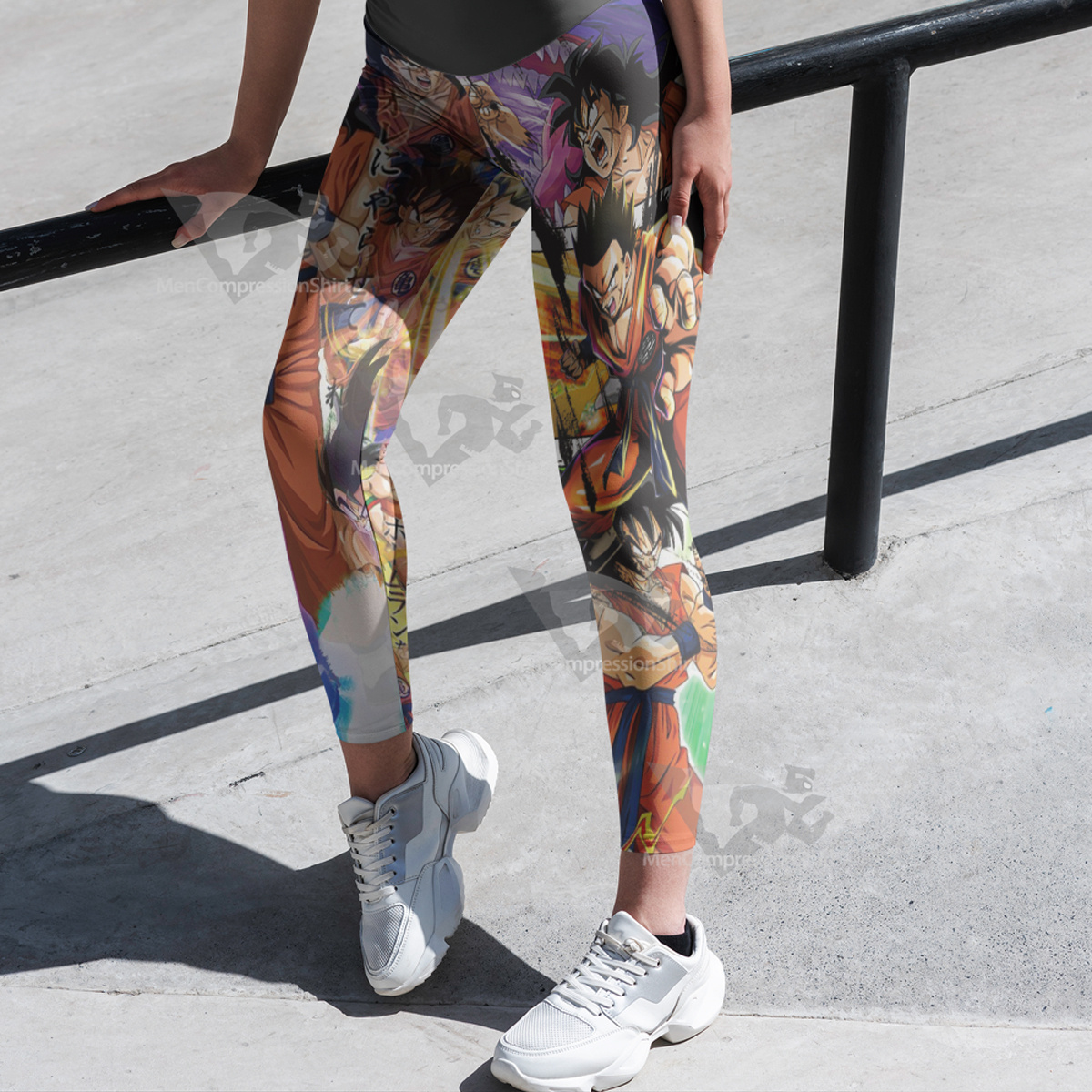 Dragon Ball Yamcha White Women Compression Legging