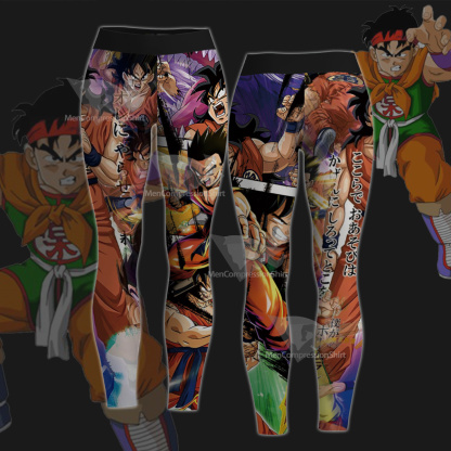 Dragon Ball Yamcha White Women Compression Legging