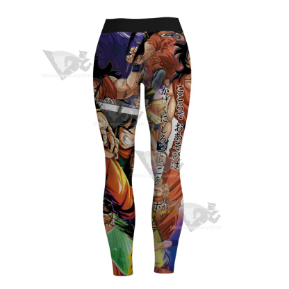 Dragon Ball Yamcha White Women Compression Legging