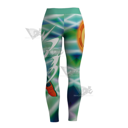 Dragon Ball Z Bulma Planet Namek Green Women Leggings