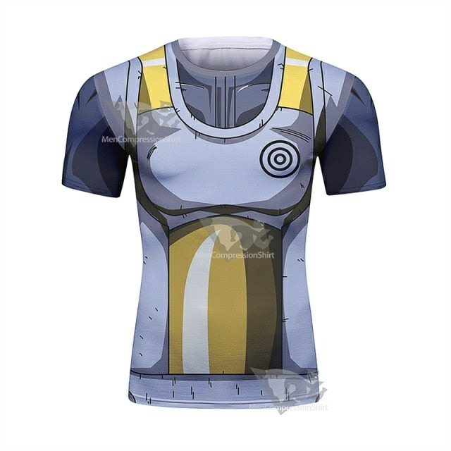 Dragon Ball Z Capsule Vegeta Short Sleeve Elite Rashguard