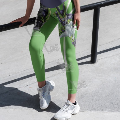 Dragon Ball Z Cell Green Women Leggings