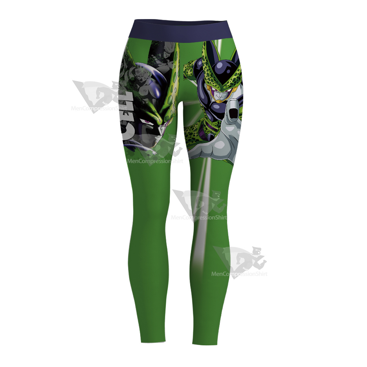Dragon Ball Z Cell Green Women Leggings