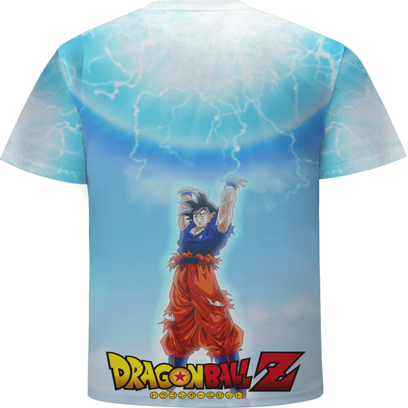 Dragon Ball Z Cool Goku Spirit Bomb Energy Art Anime T-Shirt