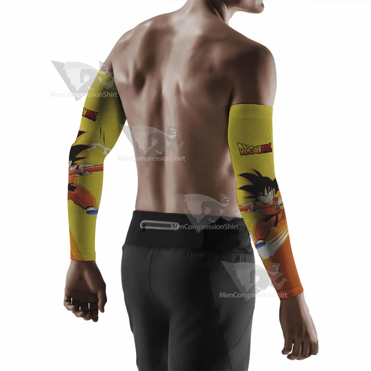 Dragon Ball Z Goku Cloud Yellow Compression Arm Sleeve