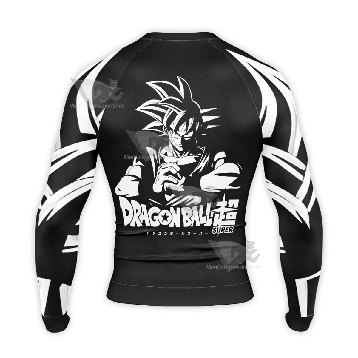 Dragon Ball Z Goku Cool Black Long Sleeve Compression Shirt