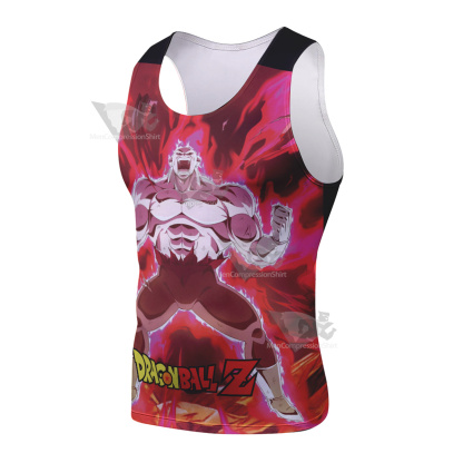 Dragon Ball Z Jiren Red Sleeveless Compression Shirt