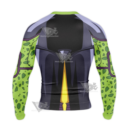 Dragon Ball Z Perfect Cell Long Sleeve Compression Shirt