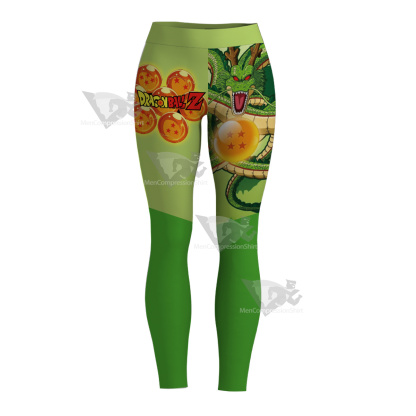 Dragon Ball Z Shenron Green Women Leggings