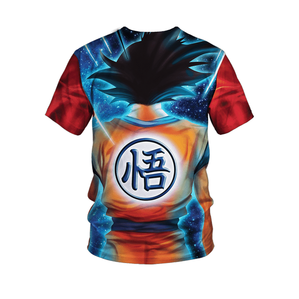 Dragon Ball Z Son Goku Super Saiyan Rose Blue Aura Anime T-Shirt