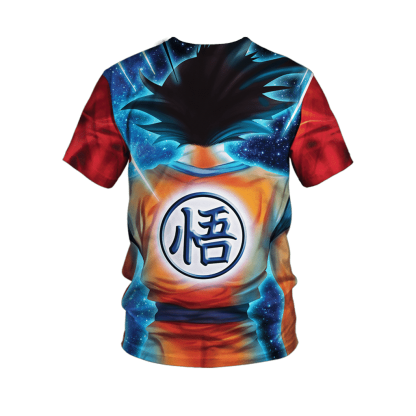 Dragon Ball Z Son Goku Super Saiyan Rose Blue Aura Anime T-Shirt