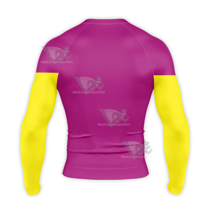 Dragon Ball Zeno Purple Long Sleeve Compression Shirt