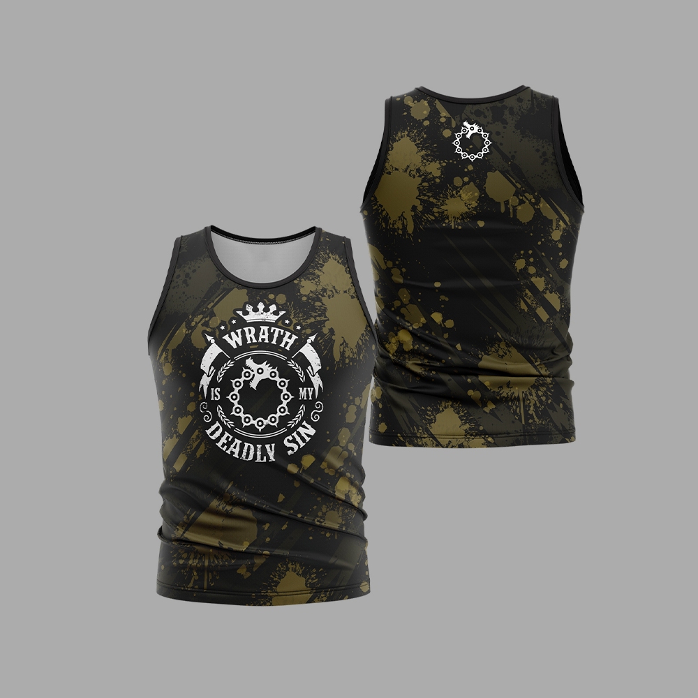 Dragon Sin Seven Deadly Sins Sleeveless Compression Shirt