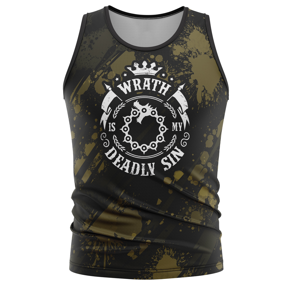 Dragon Sin Seven Deadly Sins Sleeveless Compression Shirt