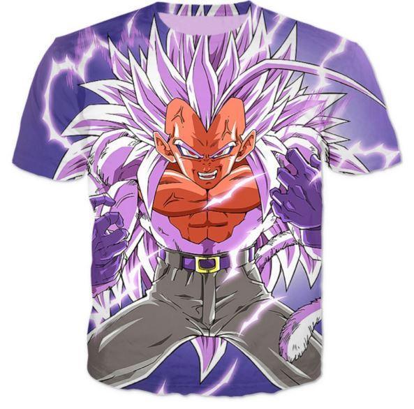 Dragonball Af Super Saiyan 5 Gogeta Ssj5 Anime T-Shirt