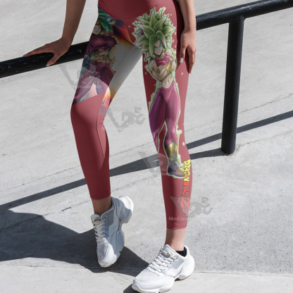 Dragonball Z Kefla Red Women Leggings