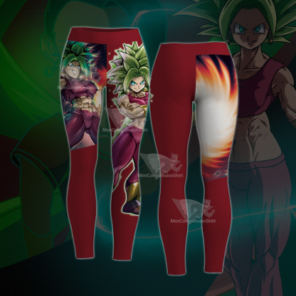 Dragonball Z Kefla Red Women Leggings
