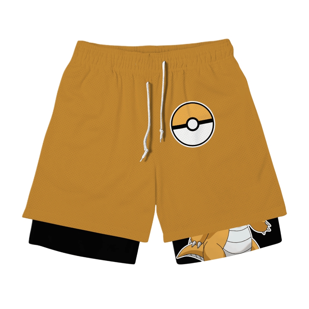 Dragonite Anime Compression Gym Shorts