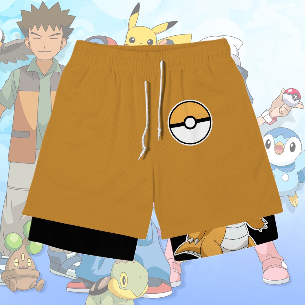 Dragonite Anime Compression Gym Shorts