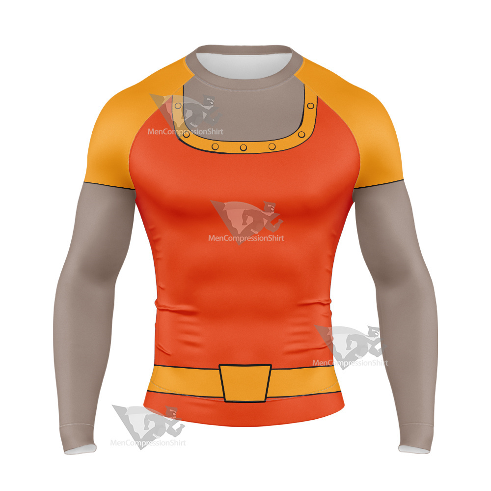 Dragons Lair Dirk Starts Long Sleeve Compression Shirt