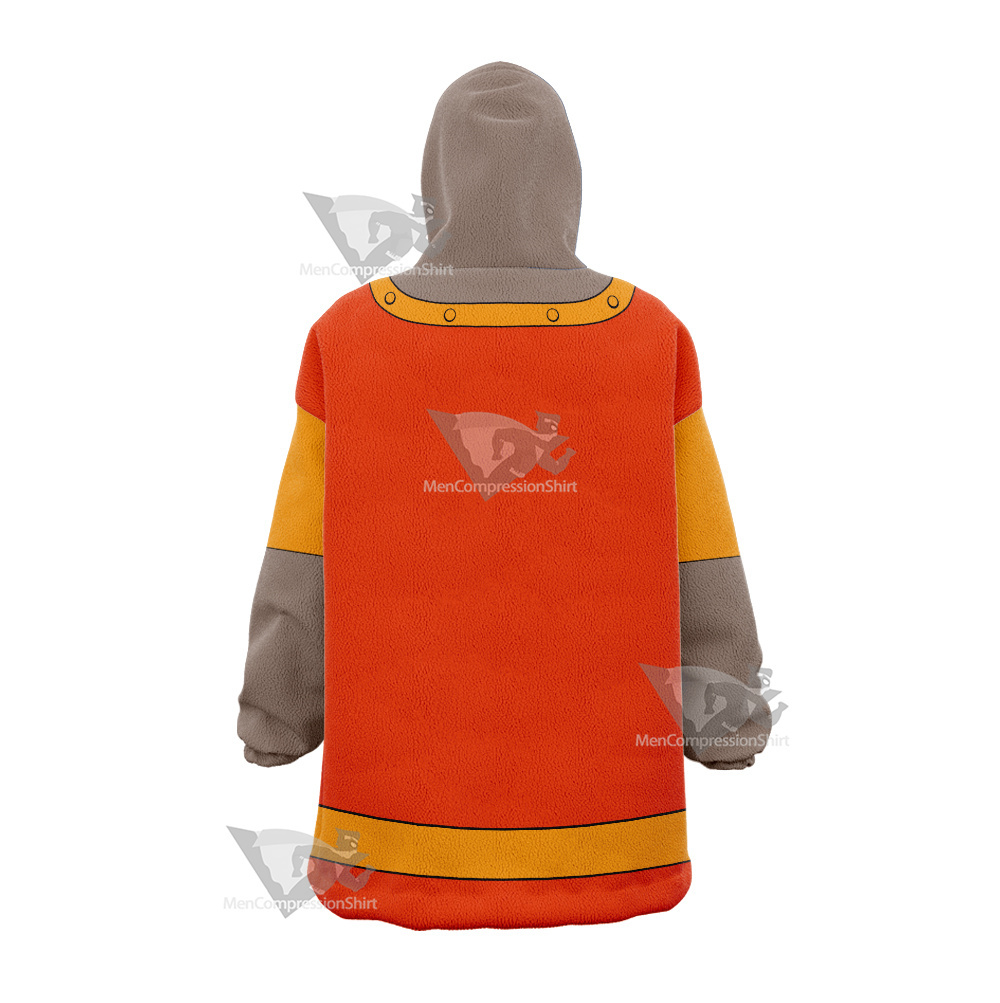 Dragons Lair Dirk Starts Snug Blanket Hoodie