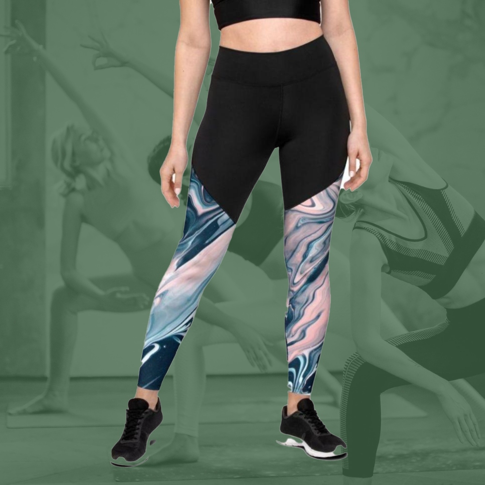 Dreamy Marble Women Compression Legging