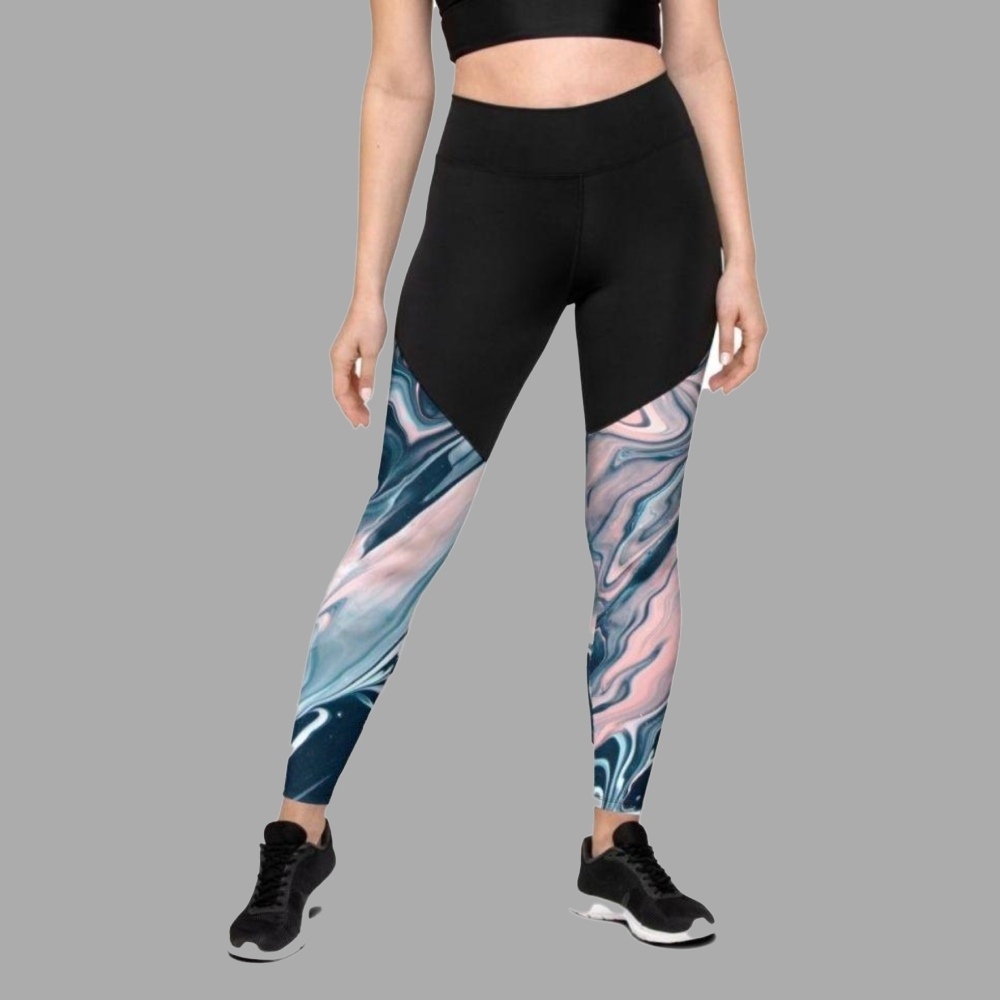 Dreamy Marble Women Compression Legging